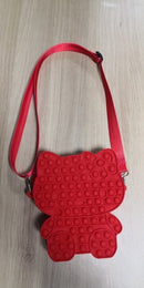 New Arrival Silicone Purse Push Pop Bubbles Simple Dimple Stationary Bag Popper Sensory Poppet Pencil Case Fidget Toys