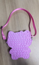 New Arrival Silicone Purse Push Pop Bubbles Simple Dimple Stationary Bag Popper Sensory Poppet Pencil Case Fidget Toys