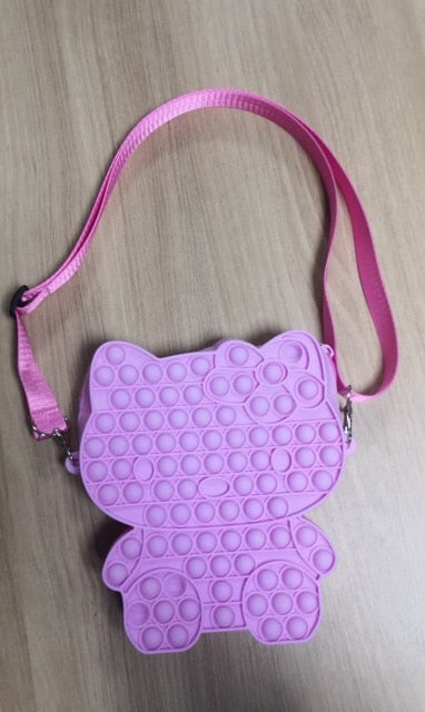 New Arrival Silicone Purse Push Pop Bubbles Simple Dimple Stationary Bag Popper Sensory Poppet Pencil Case Fidget Toys