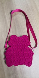 New Arrival Silicone Purse Push Pop Bubbles Simple Dimple Stationary Bag Popper Sensory Poppet Pencil Case Fidget Toys