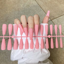 Solid Color Matte Super Long Coffin False Nail Ballet Press on Nails Tips for Nails Art Artificial Fingernails Fake