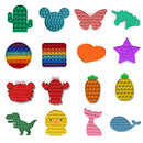 Hot Funny Fidget Toys Push Bubble Stress Relief Anti-stress Stress Reliever Toys For Adult Children Relieve Autism Sensory Toys