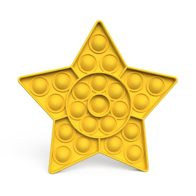 Hot Funny Fidget Toys Push Bubble Stress Relief Anti-stress Stress Reliever Toys For Adult Children Relieve Autism Sensory Toys