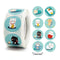 Stickers 500 pcs/roll Teacher Reward Sticker Fun Motivation animal Stickerfor School Teacher Student Stationery Stickers Kids