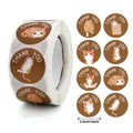 Stickers 500 pcs/roll Teacher Reward Sticker Fun Motivation animal Stickerfor School Teacher Student Stationery Stickers Kids