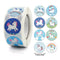 Stickers 500 pcs/roll Teacher Reward Sticker Fun Motivation animal Stickerfor School Teacher Student Stationery Stickers Kids