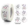 Stickers 500 pcs/roll Teacher Reward Sticker Fun Motivation animal Stickerfor School Teacher Student Stationery Stickers Kids