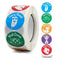 Stickers 500 pcs/roll Teacher Reward Sticker Fun Motivation animal Stickerfor School Teacher Student Stationery Stickers Kids