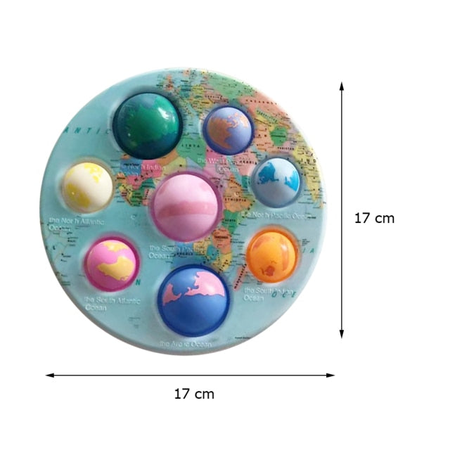 New Push Bubble Fidget Antistress Toys Adult Kids Unicorn Dinosaur Fidget Sensory Toy Autism Special Needs Stress Reliever 2021