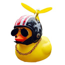 Car Goods Gift Broken Wind Helmet Small Yellow Duck Car Decoration Accessories Wind-breaking Wave-breaking Duck Cycling Decor
