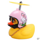 Car Goods Gift Broken Wind Helmet Small Yellow Duck Car Decoration Accessories Wind-breaking Wave-breaking Duck Cycling Decor