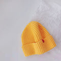 Autumn Winter Solid Color Baby Knitted Hats Kids Girls Boys Beanies Caps Warm Soft Casual Hats for Children