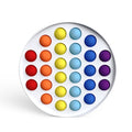Hot Fidget Toys Rainbow Push Bubble Fidget Sensory Toy For Children With Autism Adults Funny Anti-stress Stress Relief Toys Gift
