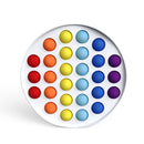 Hot Fidget Toys Rainbow Push Bubble Fidget Sensory Toy For Children With Autism Adults Funny Anti-stress Stress Relief Toys Gift