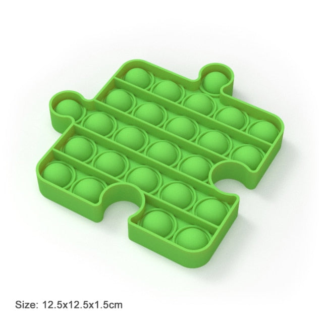 Hot Fidget Toys Rainbow Push Bubble Fidget Sensory Toy For Children With Autism Adults Funny Anti-stress Stress Relief Toys Gift