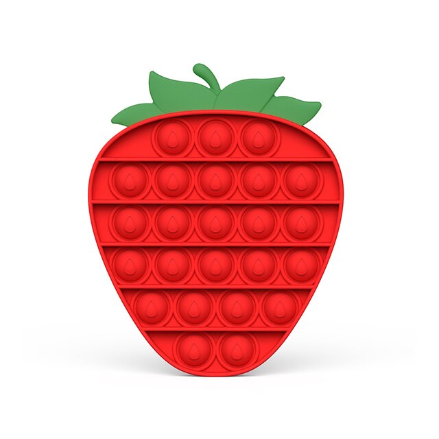 Hot Fidget Toys Rainbow Push Bubble Fidget Sensory Toy For Children With Autism Adults Funny Anti-stress Stress Relief Toys Gift