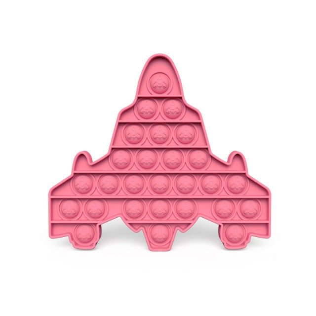 Hot Fidget Toys Rainbow Push Bubble Fidget Sensory Toy For Children With Autism Adults Funny Anti-stress Stress Relief Toys Gift