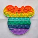Hot Fidget Toys Rainbow Push Bubble Fidget Sensory Toy For Children With Autism Adults Funny Anti-stress Stress Relief Toys Gift