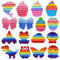 2021 New Hot Fidget Toys Push Bubble Silicone Toy Dinosaur Octopus Strawberry Ice Cream Stress Relief Sensory Toy For Kids Adult