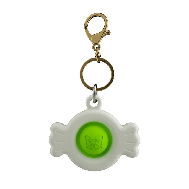 2021 New Hot Fidget Toys Push Bubble Silicone Toy Dinosaur Octopus Strawberry Ice Cream Stress Relief Sensory Toy For Kids Adult