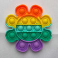 2021 New Hot Fidget Toys Push Bubble Silicone Toy Dinosaur Octopus Strawberry Ice Cream Stress Relief Sensory Toy For Kids Adult