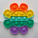 2021 New Hot Fidget Toys Push Bubble Silicone Toy Dinosaur Octopus Strawberry Ice Cream Stress Relief Sensory Toy For Kids Adult