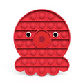 2021 New Hot Fidget Toys Push Bubble Silicone Toy Dinosaur Octopus Strawberry Ice Cream Stress Relief Sensory Toy For Kids Adult