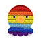2021 New Hot Fidget Toys Push Bubble Silicone Toy Dinosaur Octopus Strawberry Ice Cream Stress Relief Sensory Toy For Kids Adult