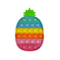 2021 New Hot Fidget Toys Push Bubble Silicone Toy Dinosaur Octopus Strawberry Ice Cream Stress Relief Sensory Toy For Kids Adult