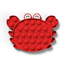 2021 New Hot Fidget Toys Push Bubble Silicone Toy Dinosaur Octopus Strawberry Ice Cream Stress Relief Sensory Toy For Kids Adult