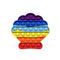 2021 New Hot Fidget Toys Push Bubble Silicone Toy Dinosaur Octopus Strawberry Ice Cream Stress Relief Sensory Toy For Kids Adult
