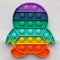 2021 New Hot Fidget Toys Push Bubble Silicone Toy Dinosaur Octopus Strawberry Ice Cream Stress Relief Sensory Toy For Kids Adult