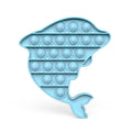 2021 New Hot Fidget Toys Push Bubble Silicone Toy Dinosaur Octopus Strawberry Ice Cream Stress Relief Sensory Toy For Kids Adult