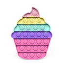 2021 New Hot Fidget Toys Push Bubble Silicone Toy Dinosaur Octopus Strawberry Ice Cream Stress Relief Sensory Toy For Kids Adult