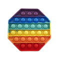 2021 New Hot Fidget Toys Push Bubble Silicone Toy Dinosaur Octopus Strawberry Ice Cream Stress Relief Sensory Toy For Kids Adult