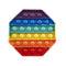 2021 New Hot Fidget Toys Push Bubble Silicone Toy Dinosaur Octopus Strawberry Ice Cream Stress Relief Sensory Toy For Kids Adult