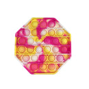 2021 New Hot Fidget Toys Push Bubble Silicone Toy Dinosaur Octopus Strawberry Ice Cream Stress Relief Sensory Toy For Kids Adult