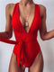 2021 Hollow Sexy Swimwear Women Bandage Padded One Piece Swimsuit Monokini Biquini Traje De Bano Mujer Trikini Badpak Femme