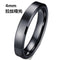 2017 Fashion Charm Jewelry ring men stainless steel Black Rings For Women