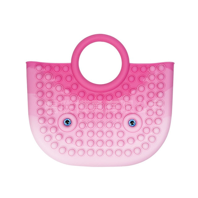 New Pop It Push Bubble Fidget Toys Pencil Case Children Stress Relief Squeeze Toy Antistress Popit Soft Squishy Kids Toys Gifts