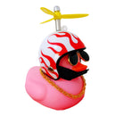 Helmet Broken Wind Small Pink Duck Car Goods Gift Pink Small Yellow Duck Cute Car Accessories Interior Auto Decoration Ornament