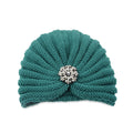 Women Autumn Winter Knot Bandana Turban Resuable Foldable Bonnet Hat Night Cap Sleep Head Cover Solid Color Headwrap Headscarf