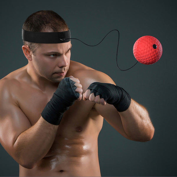 Boxing Ball Fight Punch React Training Ball Portable Reflex Ball With Headband Exercise Ball Fitness Exercise Equipment Factory