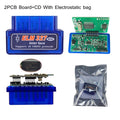 OCEAN 2PCB PIC18F25K80 Firmware 1.5 ELM327 V1.5 OBD2 BT Diagnostic Interface ELM 327 V1.5 Hardware Support More Car