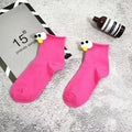 Funny Socks Women's Short Cotton Hot Sale 3D eyes Designer Fashion Amusing Lovely Harajuku kawaii Gift Happy Cute Socks