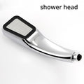 ZENBEFE 300 Holes Shower Head Water Saving One Key To Stop Water Nozzle High Pressure Rainfall Shower Head