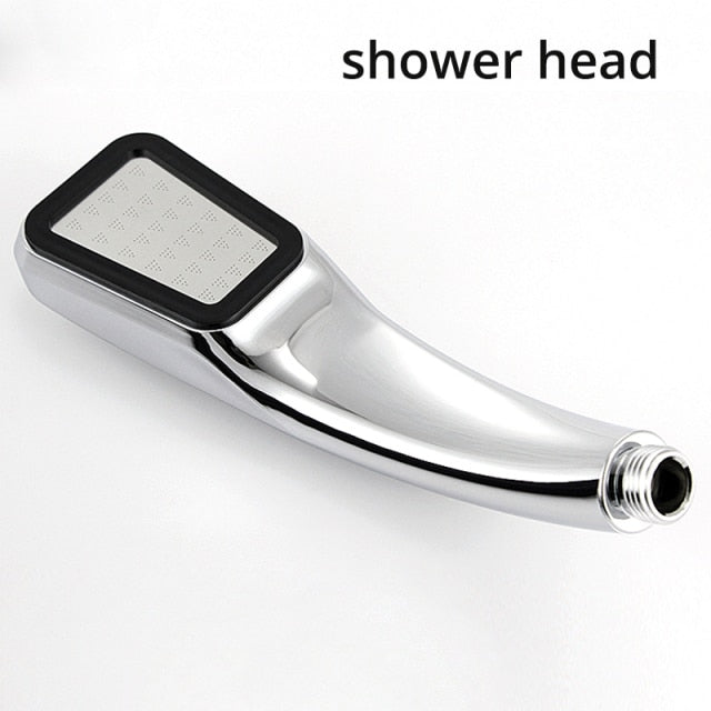 ZENBEFE 300 Holes Shower Head Water Saving One Key To Stop Water Nozzle High Pressure Rainfall Shower Head