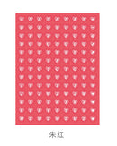 Love Symbol Series Laser Colorful Handbook Decoration Stickers Cute Journal Stationery Hand Account Happy Plan Sticker Art