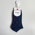 Long Cute Socks Women Cotton Love Heart With Print Kawaii Beautiful Ladies Designer Socks High Art Warm Sokken Femme  Calze