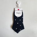 Long Cute Socks Women Cotton Love Heart With Print Kawaii Beautiful Ladies Designer Socks High Art Warm Sokken Femme  Calze